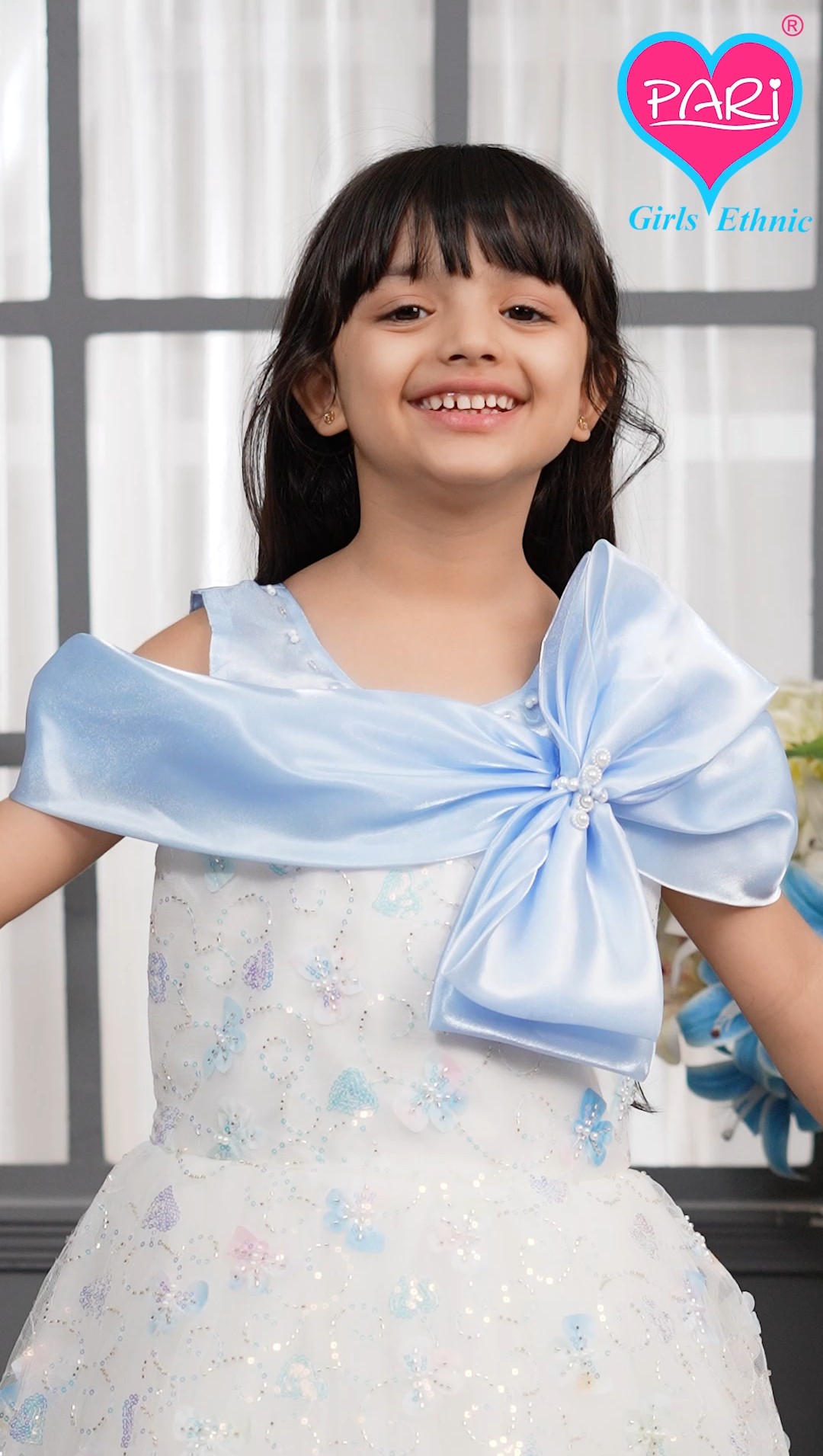 Light Blue Floral Dress