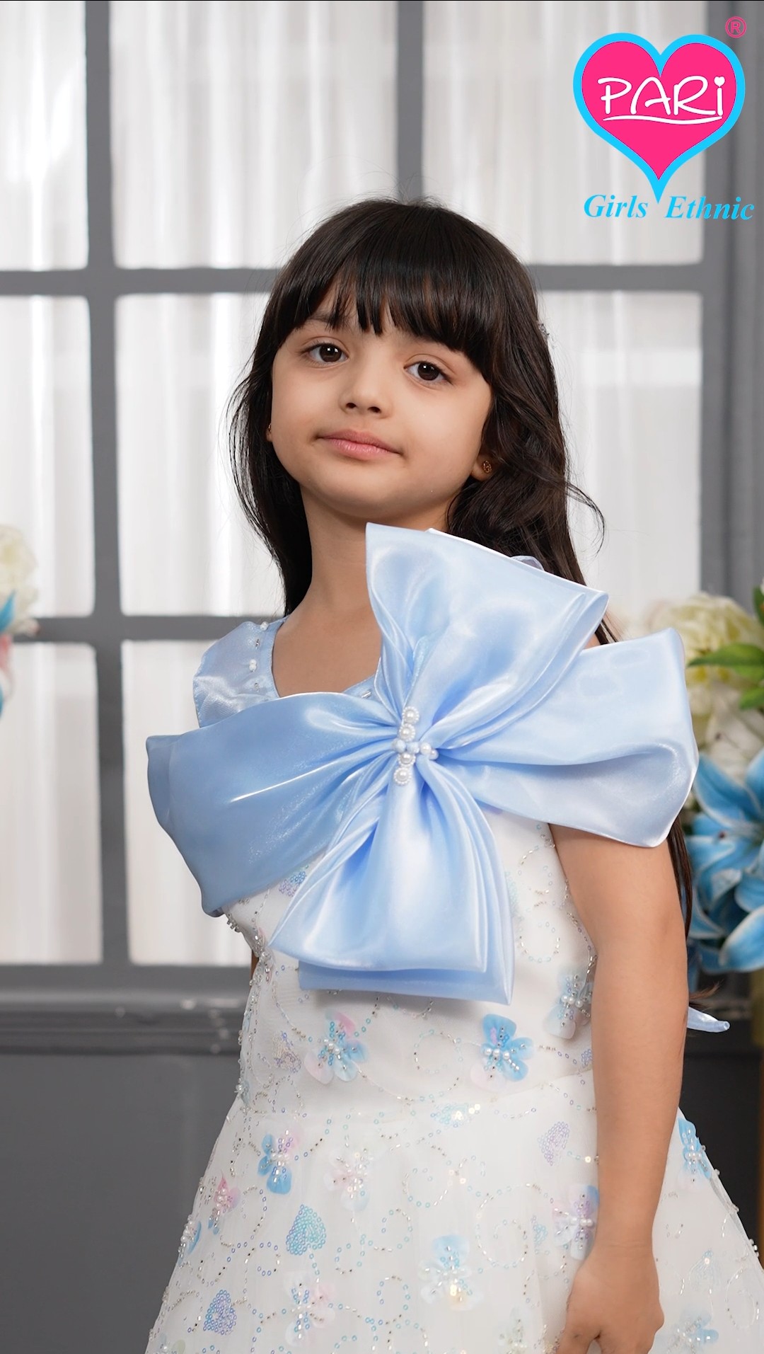 Light Blue Floral Dress 2