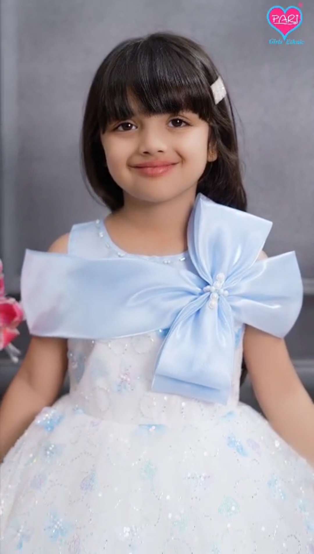 Light Blue Floral Skirt 5